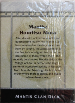 Legends of the five rings: Stärker als Stahl CCG-Set Mantis - Image 3