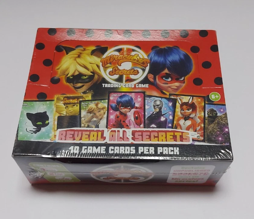 Miraculous Secrets Lady Bug TCG Display 24 Booster mit je 10 Karten Neu/OVP DE
